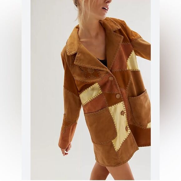 Free People x We The Free Flowers On The Wall Jacket - Picture 1 of 10